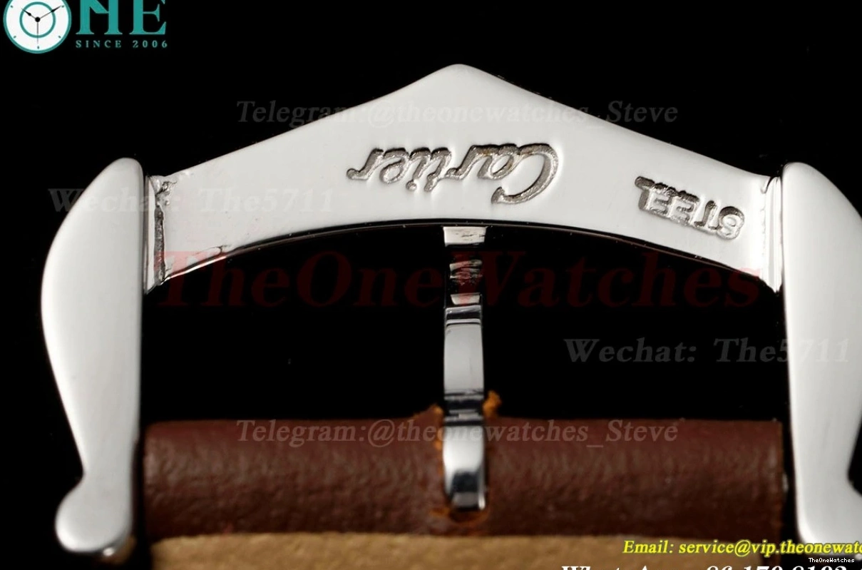 Dumont Dial Brown Silver Santos SS AF LE Quartz 0402